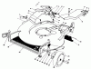 Toro 20620 - Lawnmower, 1988 (8000001-8999999) Ricambi HOUSING ASSEMBLY