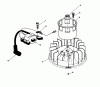 Toro 20620 - Lawnmower, 1988 (8000001-8999999) Ricambi MAGNETO & FLYWHEEL ASSEMBLY (MODEL NO. VMH7)