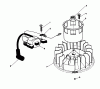 Toro 20620C - Lawnmower, 1988 (8000001-8999999) Ricambi MAGNETO & FLYWHEEL ASSEMBLY (MODEL NO. VMH7)