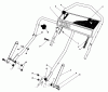 Toro 20622 - Lawnmower, 1986 (6000001-6999999) Ricambi HANDLE ASSEMBLY
