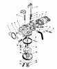 Toro 20622 - Lawnmower, 1987 (7000001-7999999) Ricambi CARBURETOR ASSEMBLY (MODEL NO. VMG6)