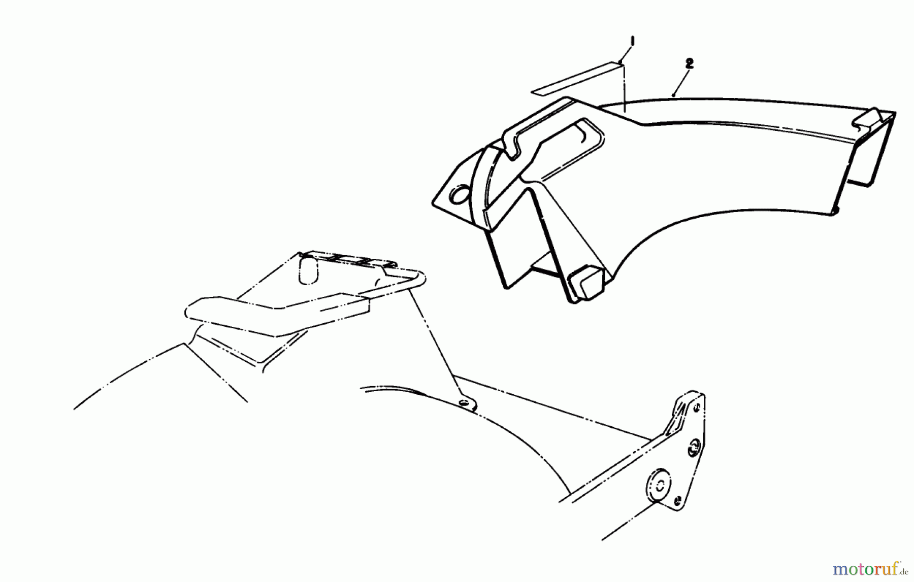  Toro Neu Mowers, Walk-Behind Seite 1 20622 - Toro Lawnmower, 1988 (8000001-8999999) SIDE DISCHARGE CHUTE MODEL NO. 59168 (OPTIONAL)