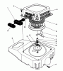 Toro 20622 - Lawnmower, 1990 (0000001-0003101) Ricambi RECOIL ASSEMBLY (MODEL NO. VMJ8)