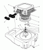 Toro 20622 - Lawnmower, 1990 (0003102-0999999) Ricambi RECOIL ASSEMBLY (MODEL NO. VMK9-2)