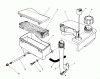 Toro 20622C - Lawnmower, 1989 (9000001-9999999) Ricambi AIR CLEANER & FUEL TANK ASSEMBLY (MODEL NO. VMJ8)