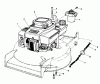 Toro 20624 - Lawnmower, 1988 (8000001-8999999) Ricambi ENGINE ASSEMBLY