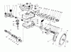 Toro 20627C - Lawnmower, 1986 (6000001-6999999) Ricambi GEAR CASE ASSEMBLY (MACHINE SERIAL NO. 6900001 THRU 6902500)