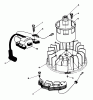 Toro 20628C - Lawnmower, 1986 (6000001-6999999) Ricambi MAGNETO & FLYWHEEL ASSEMBLY
