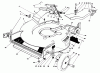 Toro 20628C - Lawnmower, 1987 (7000001-7999999) Ricambi HOUSING ASSEMBLY