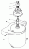 Toro 20629C - Lawnmower, 1986 (6000001-6999999) Ricambi STARTER MOTOR ASSEMBLY NO. 53-4500