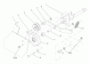 Toro 79370 - 36" Tiller, 300 Series Garden Tractors, 1995 (5900001-5999999) Ricambi MID HITCH IDLER ASM