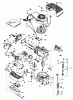 Toro 20672 - Lawnmower, 1984 (4000001-4999999) Ricambi ENGINE TECUMSEH MODEL NO. TNT100-10083E