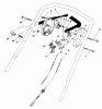 Toro 20672 - Lawnmower, 1984 (4000001-4999999) Ricambi TRACTION CONTROL ASSEMBLY