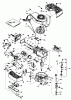 Toro 20672 - Lawnmower, 1985 (5000001-5999999) Ricambi ENGINE TECUMSEH MODEL NO. TNT100-10083E