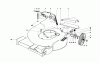 Toro 20673 - Lawnmower, 1976 (6000001-6999999) Ricambi HOUSING ASSEMBLY