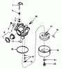 Toro 20675 - Lawnmower, 1986 (6000001-6999999) Ricambi CARBURETOR NO.632098