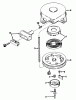 Toro 20675 - Lawnmower, 1986 (6000001-6999999) Ricambi REWIND STARTER NO. 590420A
