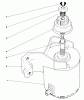 Toro 20676 - Lawnmower, 1985 (5000001-5999999) Ricambi STARTER ASSEMBLY