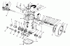 Toro 20684C - Lawnmower, 1989 (9000001-9999999) Ricambi GEAR CASE ASSEMBLY