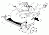 Toro 20692 - Lawnmower, 1987 (7000001-7999999) Ricambi HOUSING ASSEMBLY