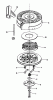 Toro 20692 - Lawnmower, 1987 (7000001-7999999) Ricambi REWIND STARTER N0. 590621