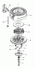 Toro 20692C - Lawnmower, 1989 (9000001-9999999) Ricambi REWIND STARTER NO. 590621