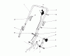 Toro 20698 - Lawnmower, 1978 (8000001-8999999) Ricambi HANDLE ASSEMBLY