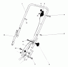 Toro 20700 - Lawnmower, 1981 (1000001-1999999) Ricambi HANDLE ASSEMBLY