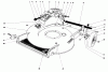 Toro 20700 - Lawnmower, 1981 (1000001-1999999) Ricambi HOUSING ASSEMBLY