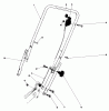 Toro 20700 - Lawnmower, 1982 (2000001-2999999) Ricambi HANDLE ASSEMBLY