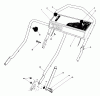 Toro 20705 - Lawnmower, 1983 (3000001-3999999) Ricambi HANDLE ASSEMBLY