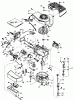 Toro 20705 - Lawnmower, 1985 (5000001-5999999) Ricambi ENGINE TECUMSEH MODEL NO. TNT 100-10086E