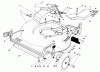 Toro 20705 - Lawnmower, 1985 (5000001-5999999) Ricambi HOUSING ASSEMBLY