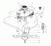 Toro 20715 - Lawnmower, 1979 (9000001-9999999) Ricambi ENGINE ASSEMBLY