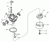 Toro 20715 - Lawnmower, 1980 (0000001-0999999) Ricambi CARBURETOR NO. 632050