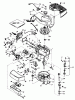 Toro 20715 - Lawnmower, 1983 (3000001-3999999) Ricambi ENGINE TECUMSEH MODEL NO. TNT100-10087E