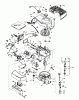 Toro 20715 - Lawnmower, 1984 (4000001-4999999) Ricambi ENGINE TECUMSEH MODEL NO. TNT100-10087E