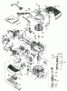 Toro 20718C - Lawnmower, 1985 (5000001-5999999) Ricambi ENGINE TECUMSEH MODEL NO. TNT 100-10096E