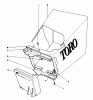 Toro 20725 - Lawnmower, 1980 (0000001-0999999) Ricambi GRASS BAG ASSEMBLY