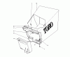 Toro 20730 - Lawnmower, 1978 (8000001-8999999) Ricambi GRASS BAG ASSEMBLY