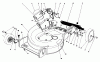 Toro 20745 - Lawnmower, 1984 (4000001-4999999) Ricambi HOUSING ASSEMBLY