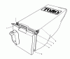 Toro 20745C - Lawnmower, 1988 (8000001-8999999) Ricambi GRASS BAG ASSEMBLY NO. 12-8859