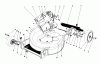 Toro 20746C - Lawnmower, 1988 (8000001-8999999) Ricambi HOUSING ASSEMBLY