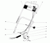 Toro 20750 - Lawnmower, 1978 (8000001-8999999) Ricambi HANDLE ASSEMBLY