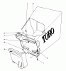 Toro 20755 - Lawnmower, 1980 (0000001-0999999) Ricambi GRASS BAG ASSEMBLY