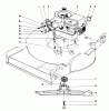 Toro 20755 - Lawnmower, 1981 (1000001-1999999) Ricambi ENGINE ASSEMBLY