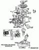 Toro 20755 - Lawnmower, 1981 (1000001-1999999) Ricambi ENGINE BRIGGS & STRATTON MODEL 92908-1956-01, BRIGGS & STRATTON MODEL 93508-0192-01