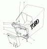 Toro 20755 - Lawnmower, 1981 (1000001-1999999) Ricambi GRASS BAG ASSEMBLY