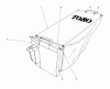Toro 20758 - Lawnmower, 1980 (0000001-0999999) Ricambi GRASS BAG ASSEMBLY