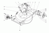 Toro 20758 - Lawnmower, 1980 (0000001-0999999) Ricambi HOUSING ASSEMBLY